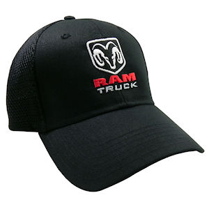 Dodge RAM Trucks Logo Baseball-Kappe (schwarz)