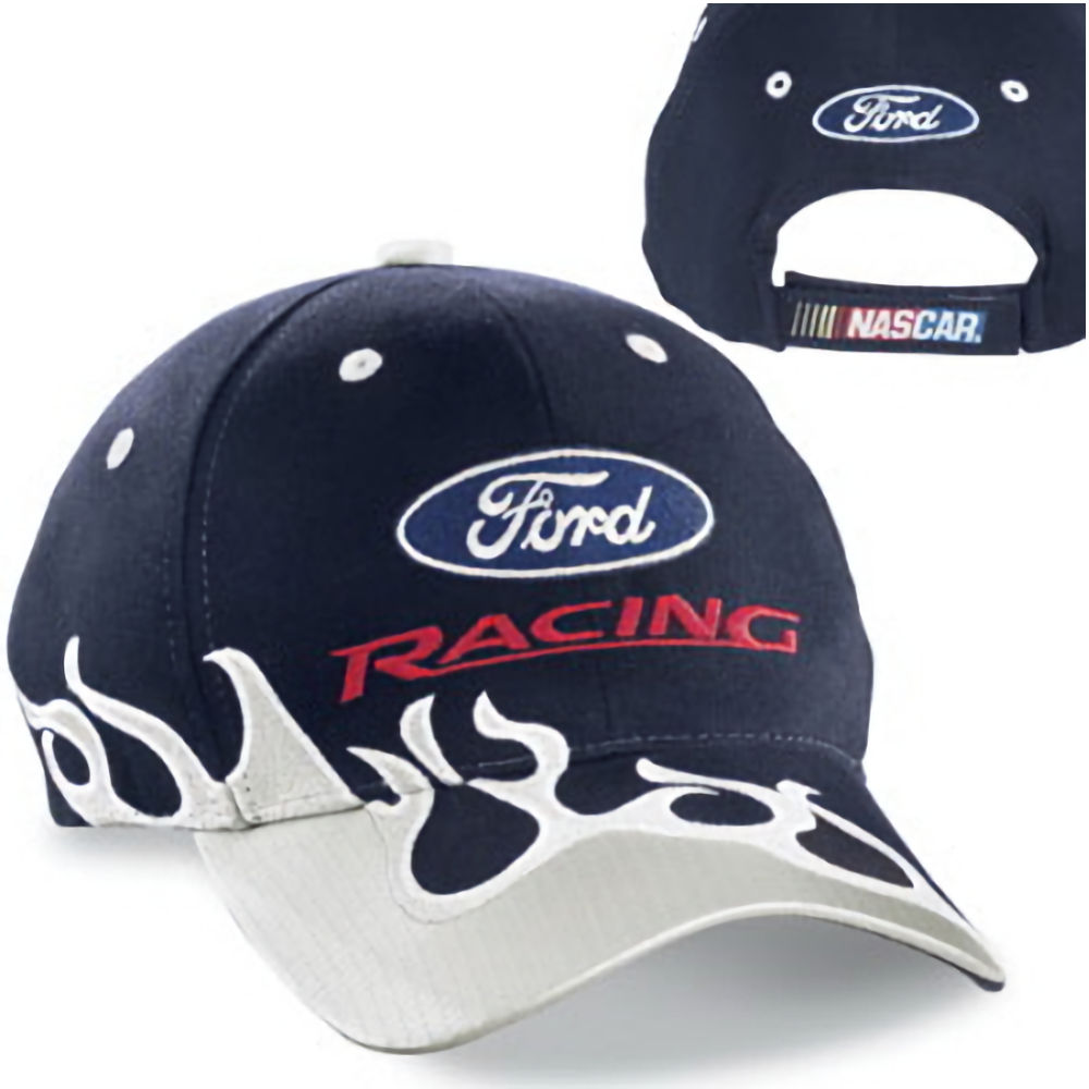 Baseball Kappe - Ford Racing Silver Flame (blau)