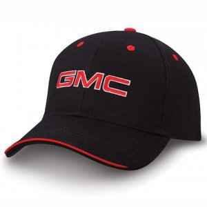 Schwarze GMC Tipped Value Baseball-Kappe (GM Store)