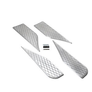 LG Billet Bed Step Plates silver for 1988-98 C/K Trucks