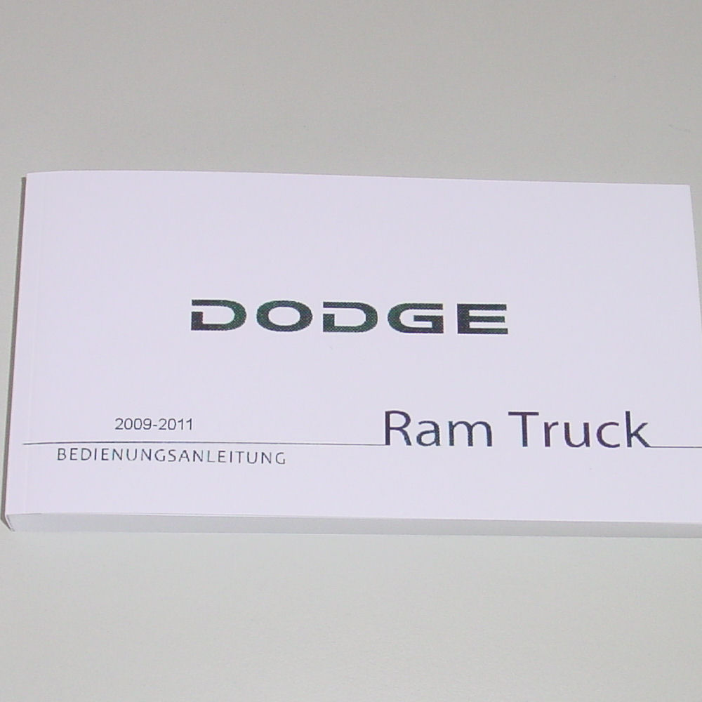 Bedienungsanleitung (DE) - 09-11 Dodge RAM Trucks