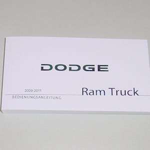 Deutsche Bedienungsanleitung f�r 2009-2011 Dodge RAM