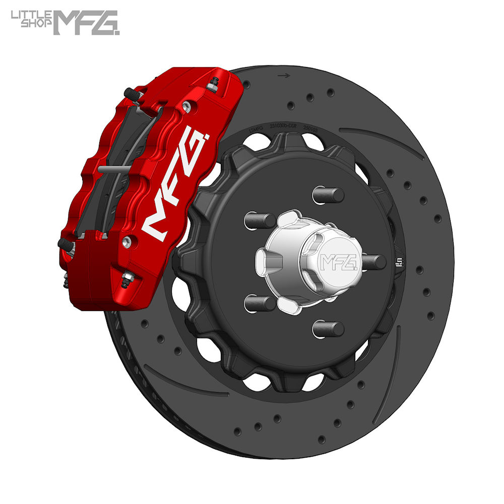 Big Brake Kit Front Stage 2 (355mm/4P) 88-99 GM C1500