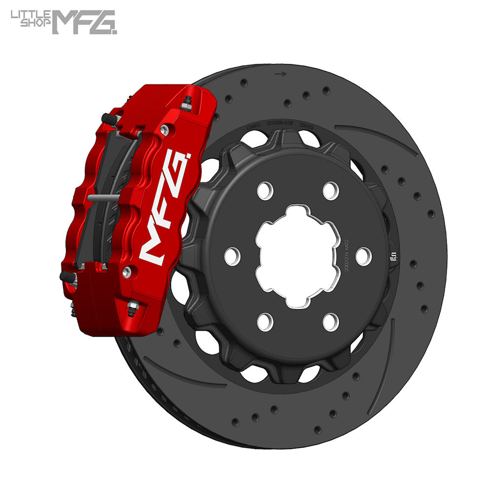 Big Brake Kit Front Stage 2 (355mm/4P) 88-99 GM K1500