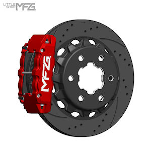 MFG High Performance Brakes Rear for 1988-1999 GM K1500