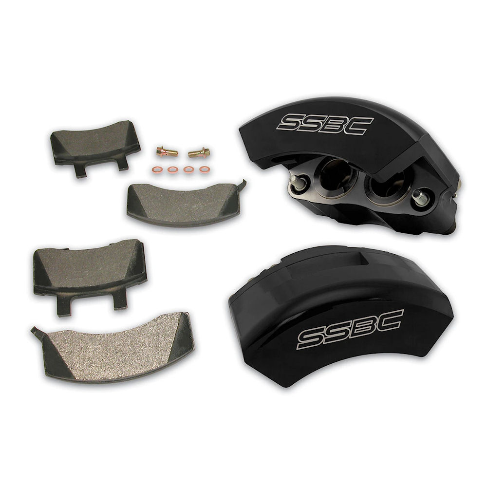 Brake Calipers Super Twin Front (Black) 88-99 GM Trucks SUV