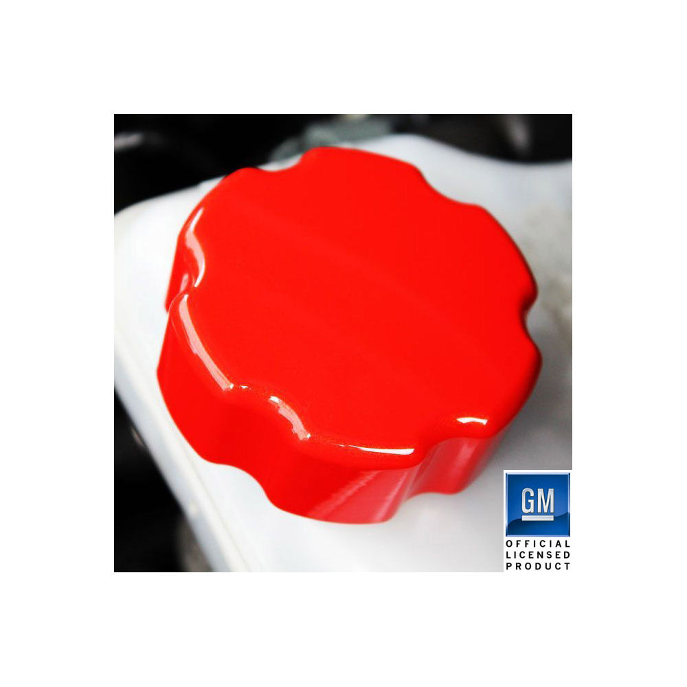 Brake Fluid Cap Cover Billet (orange) 10-15 Chevy Camaro