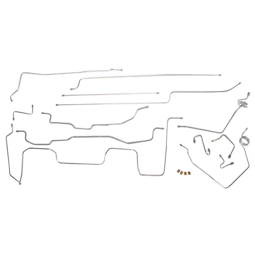 Brake Hose Kit (Stainless) 90-94 GM Trucks K1500