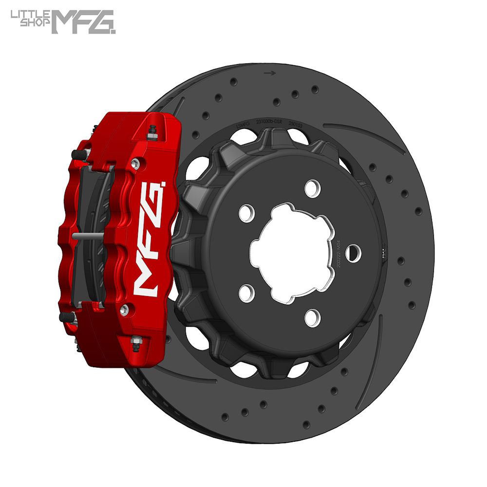 Bremsen-Kit HA Stage 2 (355mm/4K) 88-99 GM C1500