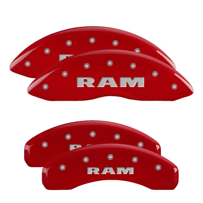 Bremssattel-Covers VA/HA (Rot) 06-10 Dodge RAM