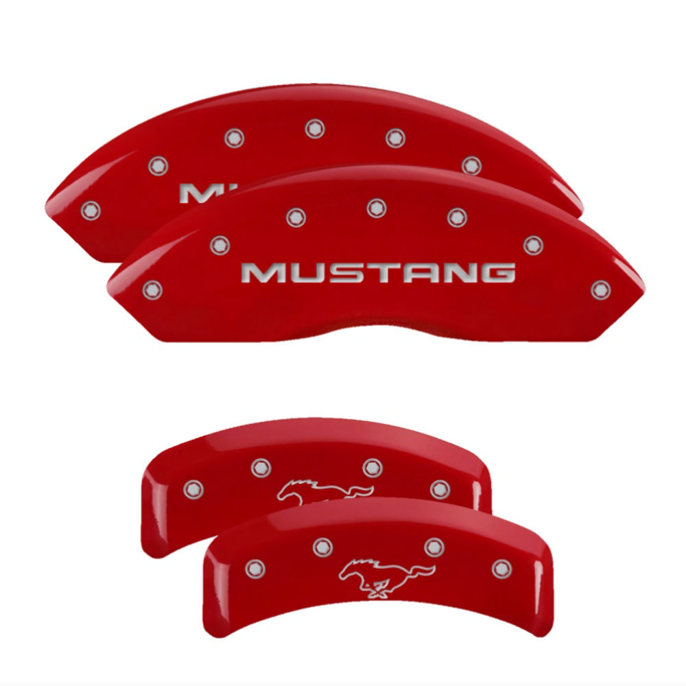 Bremssattel-Covers VA/HA (Rot) 99-04 Ford Mustang