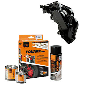 Foliatec Bremssattel Lack-Set Farbe: glanz-schwarz