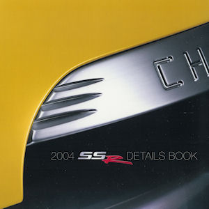 Auto-Literatur über den 2004 Chevrolet SSR Roadster (Details Book) Auto-Literatur über den 2004 Chevrolet SSR Roadster (Details Book)
