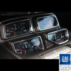 Zusatzinstrumente-Rahmen \(poliert\) 10-15 Chevy Camaro