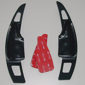 Schaltwippen Aluminium \(schwarz\) 16-24 Chevy Camaro