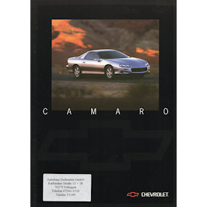 Neuwagenprospekt - 1999 Chevy Camaro \(deutsch\)