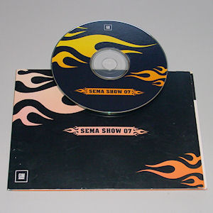 CD-ROM Promo Material from General Motors at the 2007 SEMA Show Las Vegas