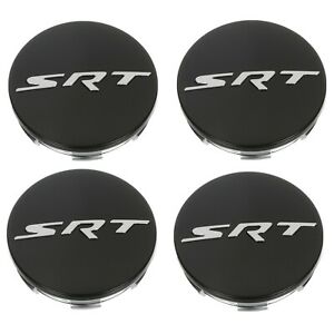 Radnabenkappe 4x \(glanzschwarz/silber\) 04-21 Dodge SRT