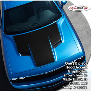 Aufkleber - Motorhaube \(06\) 15-24 Dodge Challenger SXT