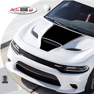 Aufkleber - Motorhaube \(09\) 15-24 Dodge Charger Hellcat