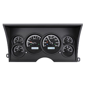 Tachoeinheit KM/H Analog \(Schwarz/Weiss\) 88-94 GM Trucks