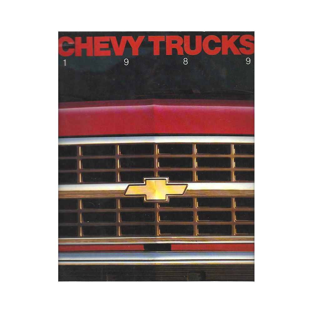 GM Sales Brochure of 1989 Chevrolet Trucks (C/K Pickups/Suburban)