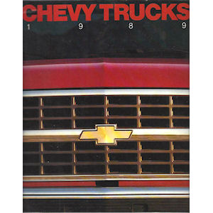 Neuwagenprospekt - 1989 Chevy Trucks I \(englisch\)