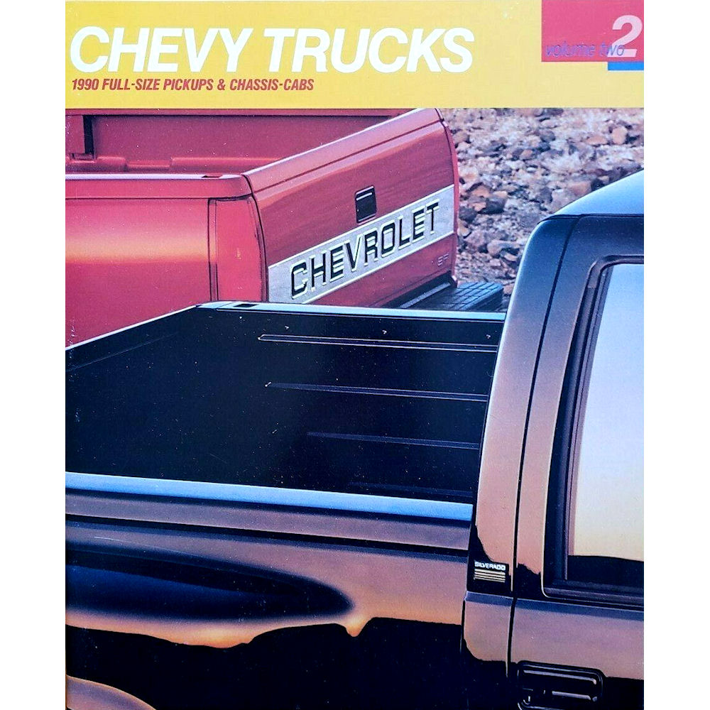 GM Sales Brochure of 1990 Chevrolet Trucks (Fullsize Pickups)
