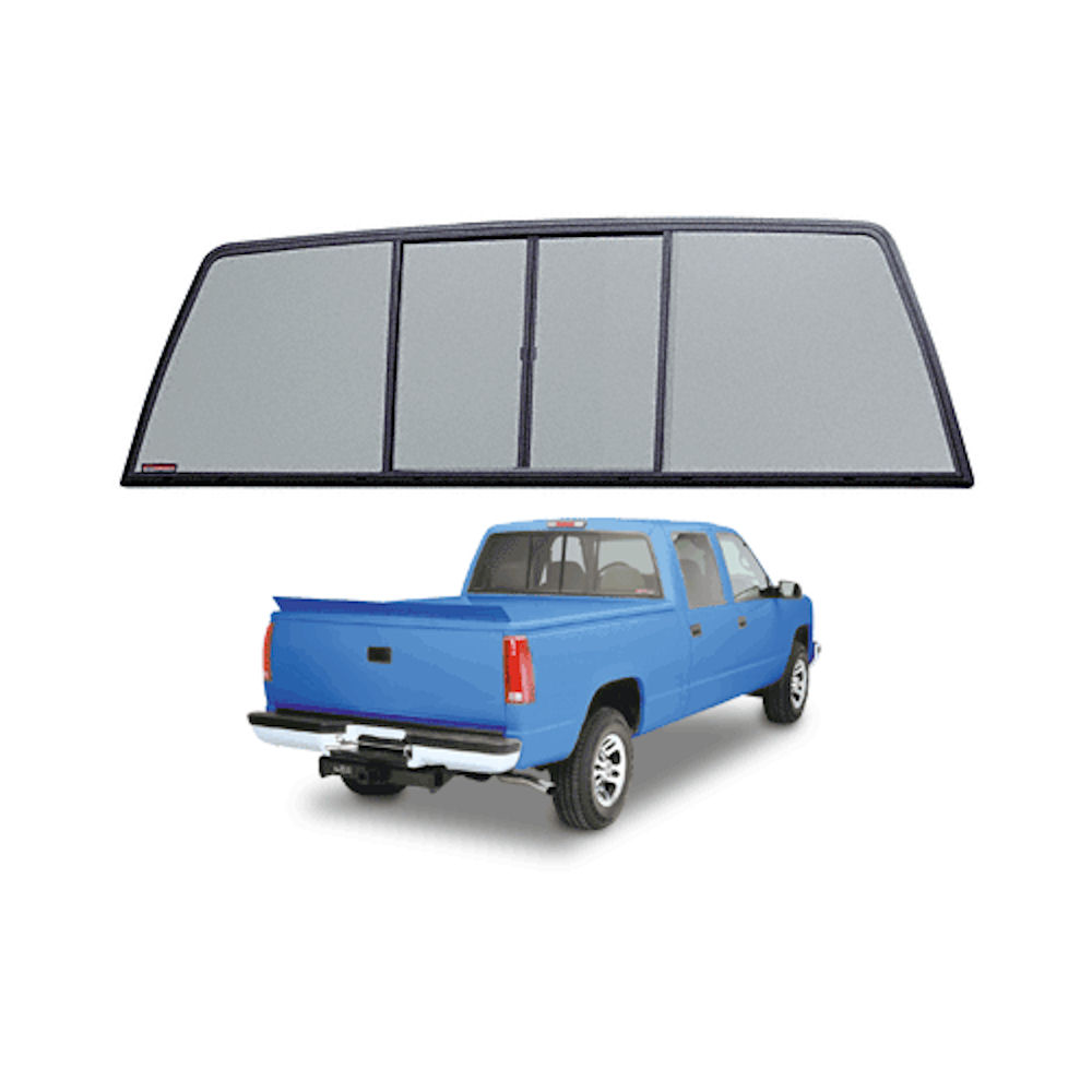 Right Rear Quarter Glass For 1989-1995 Toyota Pickup Extended Cab – Movable, Tempered Replacement 1 thumbnail image