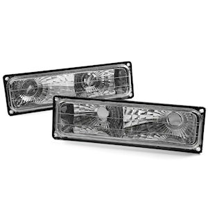 Front-Blinker/Parkleuchten \(schwarz\) 94-99 GM Trucks/SUV