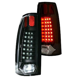 R�ckleuchten LED IPCW \(schwarz\) 88-99 GM Trucks/SUV