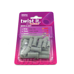 25x Posi Twist Multi Wire Cable Connectors (608) grey