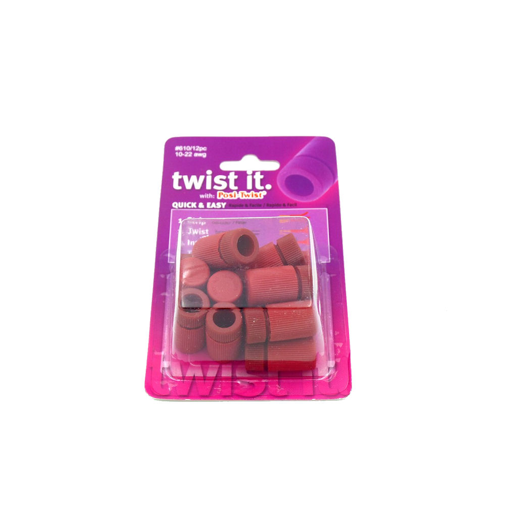 Cable Connector - Posi-Twist Multi Wire (610) 12x Red