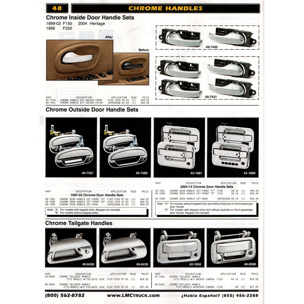 LMC Spare & Tuning Parts Catalog for 199714 Ford F150
