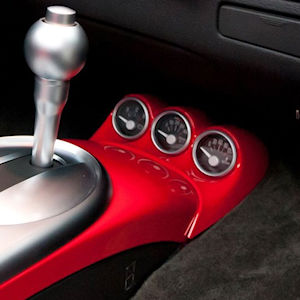 GM Center Gauge Pod (red) for 2005-2006 Chevy SSR