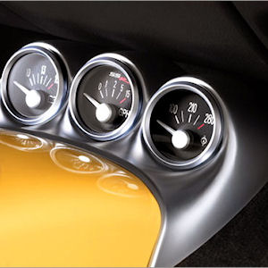 GM Center Gauge Pod (Satin) for 2003-2004 Chevy SSR