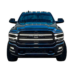 LED Grille Lights (black/tinted) for 2019-23 RAM Trucks