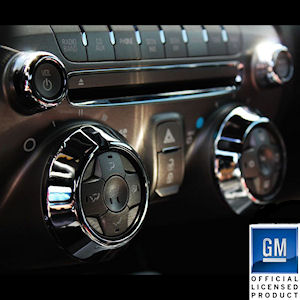 Billet AC Climate Control Bezels (polished) for 2010-2015 Chevy Camaro