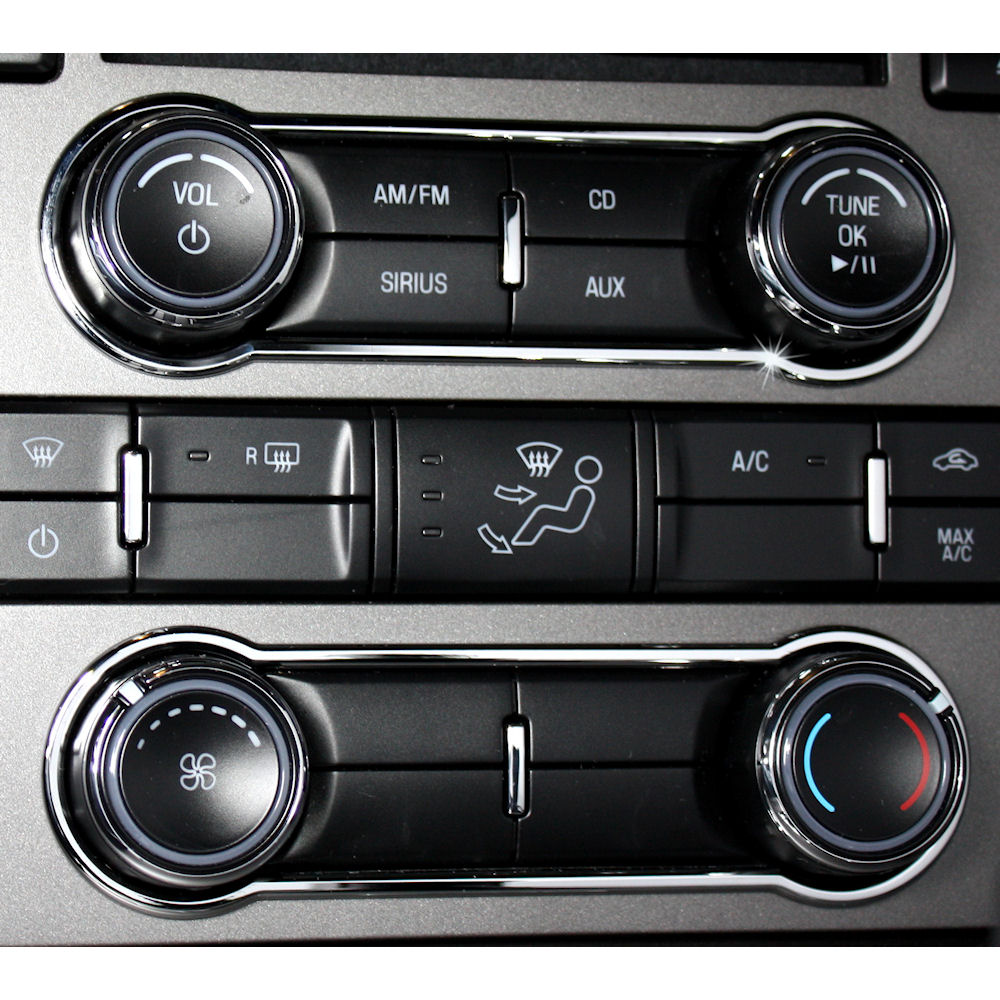 Climate/Radio Control Bezel (Chrome) 10-14 Ford Mustang