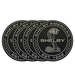 Shelby Tiffan Snake Drink Glass Rubber Coaster (4x)