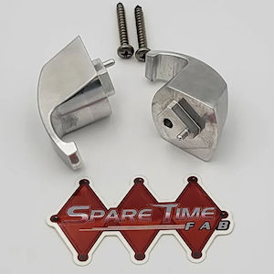 2x Billet Coat Hooks (polished) for 1995-99 Chevy Tahoe