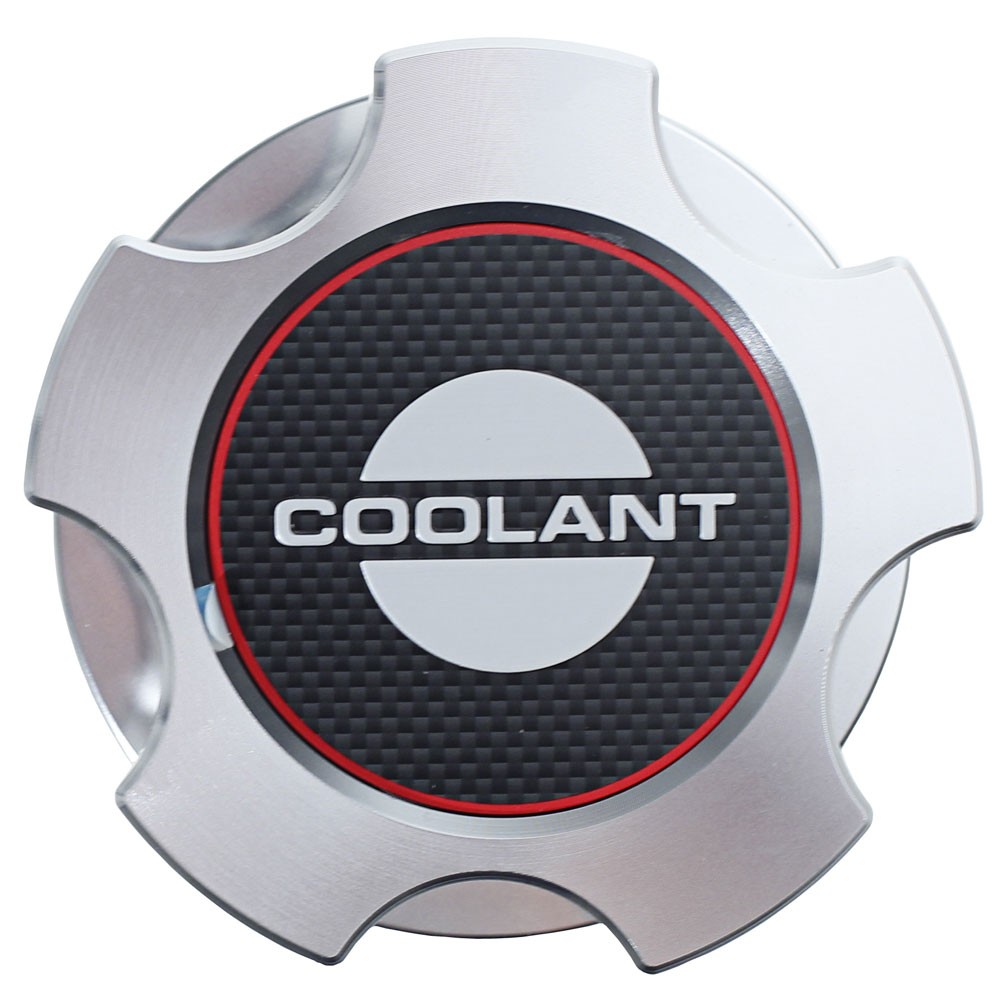 Coolant Radiator Cap Cover (Carbon) 05-14 Ford Mustang