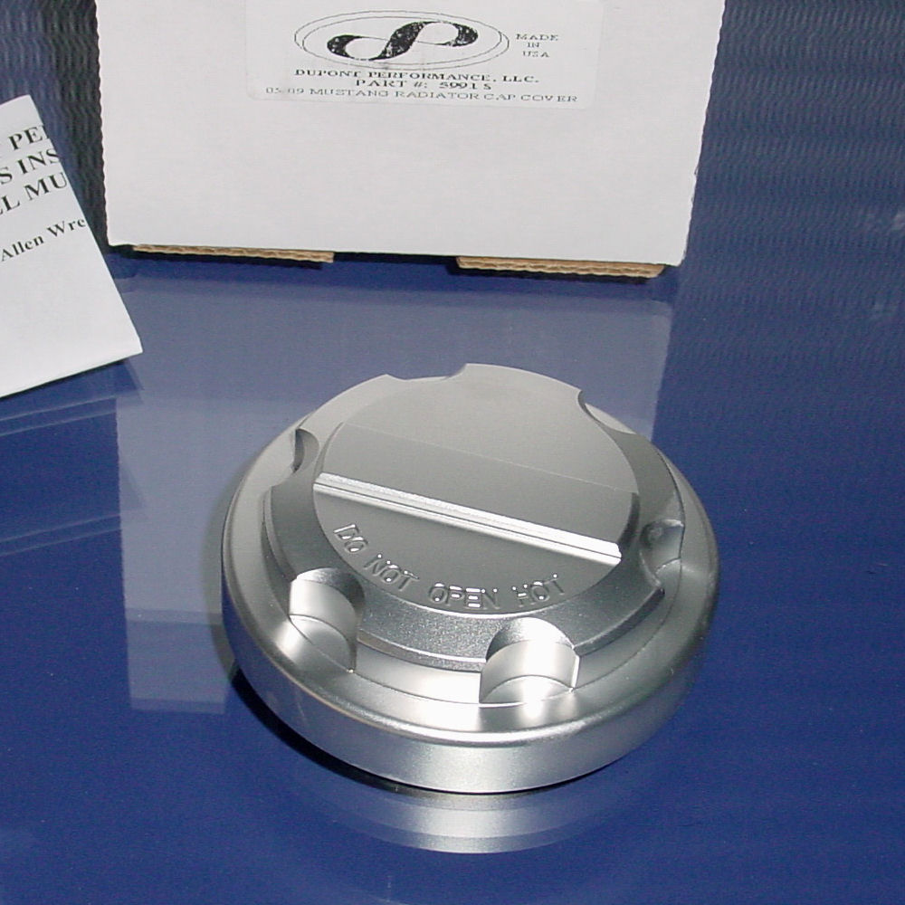 Coolant Radiator Cap Cover (Satin) 05-14 Ford Mustang