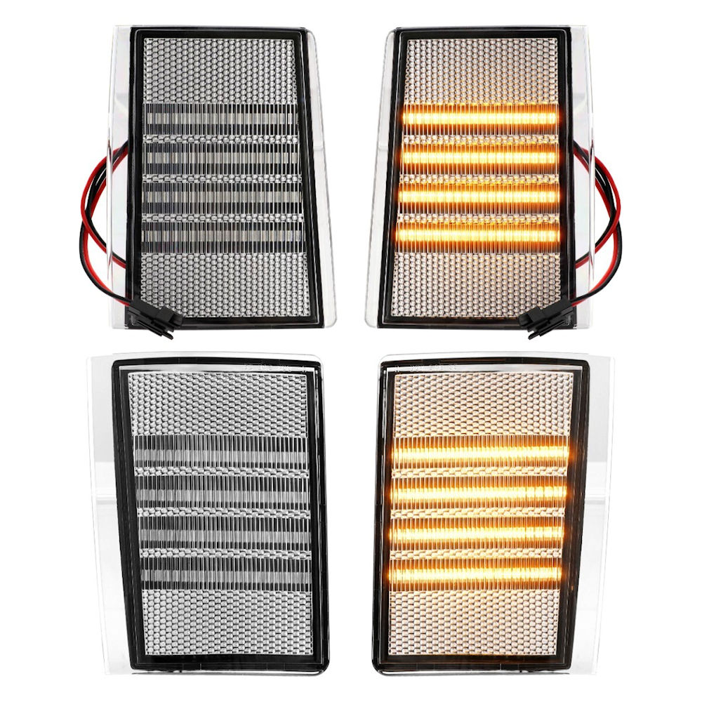 Corner Lenses/Reflectors LED (white) 88-93 Chevy Trucks