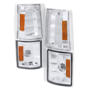 Corner Lights/Reflectors (clear) for 1994-98 GMC Sierra