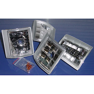 Chrome Signal Lights/Reflectors for 94-99 Chevy Trucks