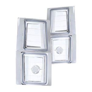 Chrome Turn Signal Lights/Reflectors 94-99 Chevy Trucks