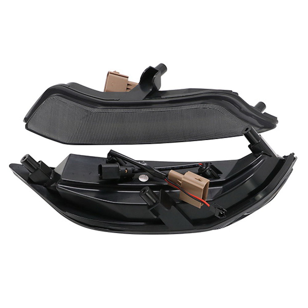 Corner Lights Front LED +DRL (tinted) 15-17 Ford Mustang