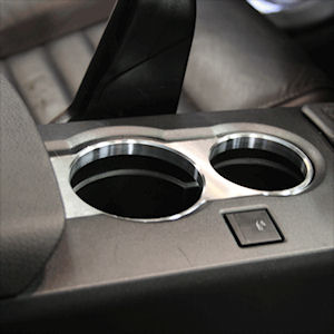 UPR Products Billet Cup Holder Surround 2005-2009 Ford Mustang
