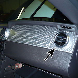 Titanium Dash Board Trim Panel D (2008-09 Ford Mustang)
